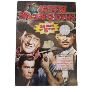 Gun Slingers DVD Collection 20 Films 5 DVD Set John Wayne Charles Bronson NEW